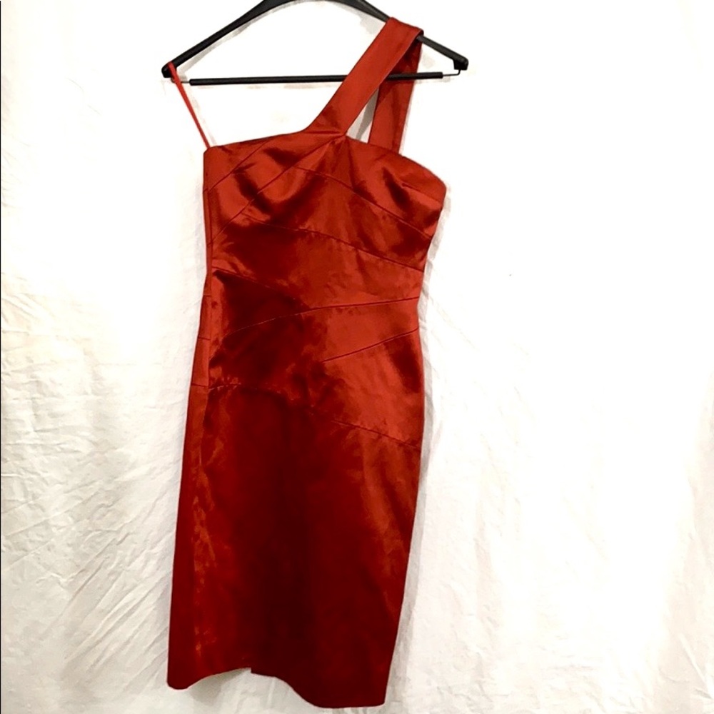 Michael Kors Collection Red Taffeta Dress